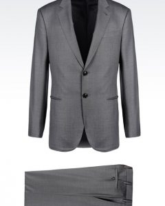 חליפה אפורה Giorgio Armani 49178013fb צד קדמי