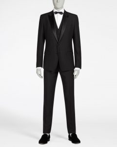 חליפת Dolce Gabbana שחורה צד קדמי